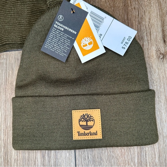 Timberland Beanie and Glove Set - Picture 2 of 8
